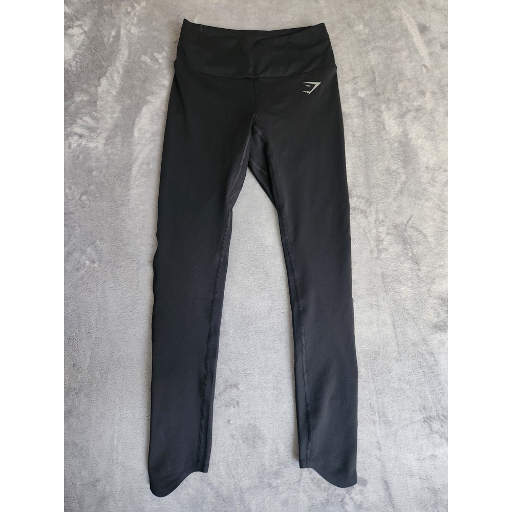 New Gymshark Speed Black Leggings Women S Small Logo Pants